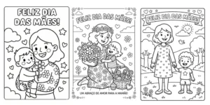 Desenhos de Dia das Maes Para Colorir - educação infantil (página 1)